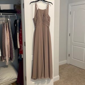 Taupe formal dress